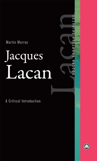 Cover image: Jacques Lacan 1st edition 9780745315904
