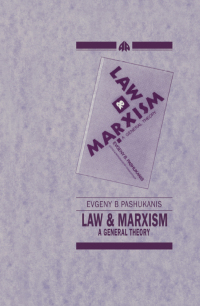 Immagine di copertina: Law and Marxism 1st edition 9780861047406