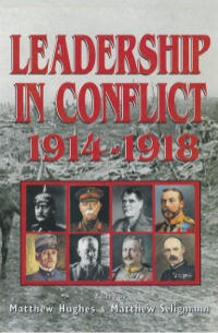 Imagen de portada: Leadership In Conflict 9780850527513