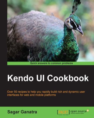 Imagen de portada: Kendo UI Cookbook 1st edition 9781783980000