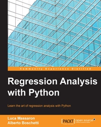 Cover image: Regression Analysis with Python 1st edition 9781785286315