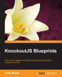 Cover image: KnockoutJS Blueprints 1st edition 9781783980840