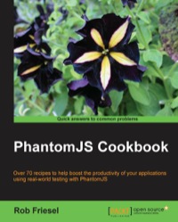 صورة الغلاف: PhantomJS Cookbook 1st edition 9781783981922