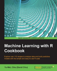 Cover image: Machine Learning with R Cookbook 1st edition 9781783982042