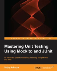Cover image: Mastering Unit Testing Using Mockito and JUnit 1st edition 9781783982509