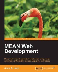 Omslagafbeelding: MEAN Web Development 1st edition 9781783983285