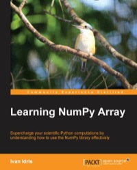 Imagen de portada: Learning NumPy Array 1st edition 9781783983902