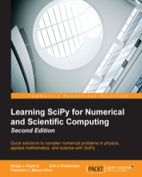 Omslagafbeelding: Learning SciPy for Numerical and Scientific Computing - Second Edition 2nd edition 9781783987702