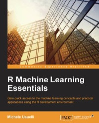 Imagen de portada: R Machine Learning Essentials 1st edition 9781783987740