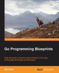 Cover image: Go Programming Blueprints 1st edition 9781783988020