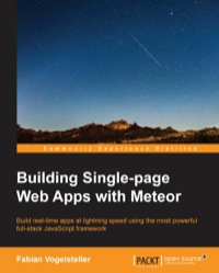 Imagen de portada: Building Single-page Web Apps with Meteor 1st edition 9781783988129