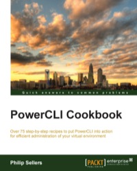 Cover image: PowerCLI Cookbook 1st edition 9781784393724