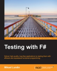 Cover image: Testing with F# 1st edition 9781784391232