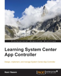 Omslagafbeelding: Learning System Center App Controller 1st edition 9781784398538