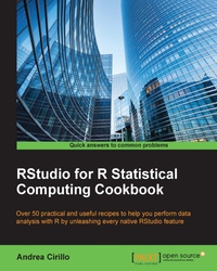 صورة الغلاف: RStudio for R Statistical Computing Cookbook 1st edition 9781784391034