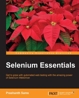 Cover image: Selenium Essentials 1st edition 9781784394332