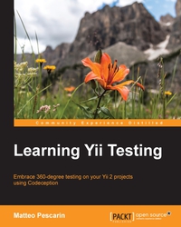 Cover image: Learning Yii Testing 1st edition 9781784392277