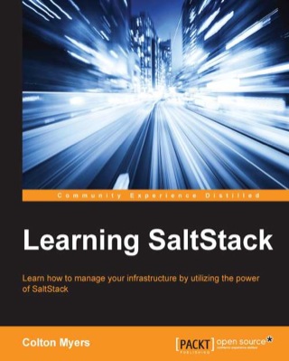 Immagine di copertina: Learning SaltStack 1st edition 9781784394608