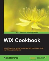 Immagine di copertina: WiX Cookbook 1st edition 9781784393212