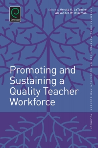 صورة الغلاف: Promoting and Sustaining a Quality Teacher Workforce 9781784417642