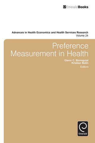 Immagine di copertina: Preference Measurement in Health 9781784410292