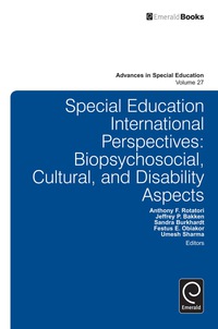 Cover image: Special Education International Perspectives 9781784410452
