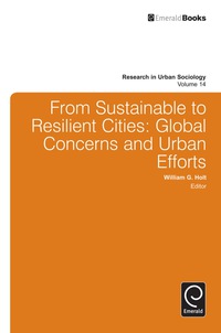 صورة الغلاف: From Sustainable to Resilient Cities 9781784410582