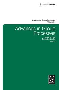 Imagen de portada: Advances in Group Processes 9781784410780