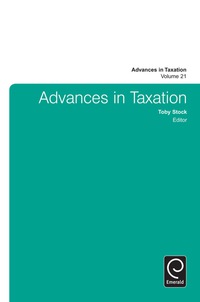 Cover image: Advances in Taxation 9781784411206