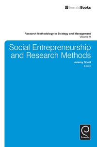 Cover image: Social Entrepreneurship and Research Methods 9781784411428