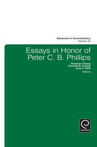 Cover image: Essays in Honor of Peter C. B. Phillips 9781784411831