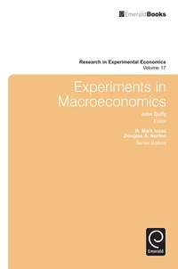 Cover image: Experiments in Macroeconomics 9781784411954