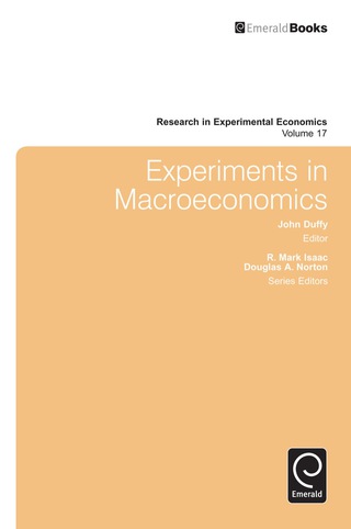Immagine di copertina: Experiments in Macroeconomics 9781784411954