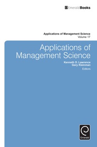 Cover image: Applications of Management Science 9781784412111