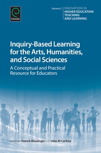 Cover image: Inquiry-Based Learning for the Arts, Humanities and Social Sciences 9781784412371