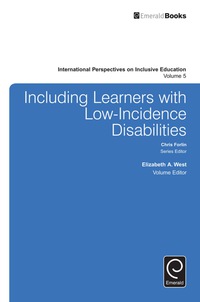Cover image: Including Learners with Low-Incidence Disabilities 9781784412517