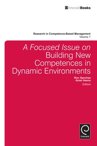 Omslagafbeelding: A Focused Issue on Building New Competences in Dynamic Environments 9781784412753