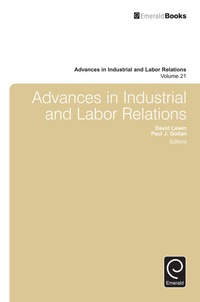 Imagen de portada: Advances in Industrial and Labor Relations 9781784413804