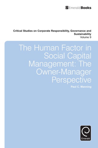 Cover image: The Human Factor in Social Capital Management 9781784415846