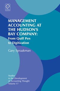 Immagine di copertina: Management Accounting at the Hudson's Bay Company 9781784415860