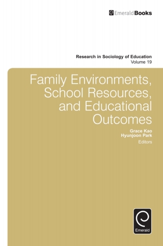 Cover image: Family Environments, School Resources, and Educational Outcomes 9781784416287
