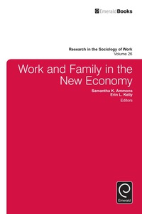Imagen de portada: Work and Family in the New Economy 9781784416300