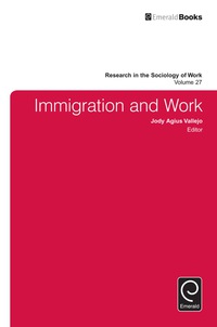 Imagen de portada: Immigration and Work 9781784416324