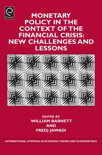 Immagine di copertina: Monetary Policy in the Context of Financial Crisis 9781784417802