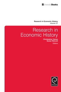 Cover image: Research in Economic History 9781784417826