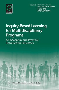 Cover image: Inquiry-Based Learning for Multidisciplinary Programs 1st edition 9781784418489