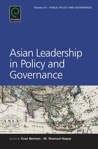 Imagen de portada: Asian Leadership in Policy and Governance 9781784418847