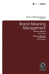Cover image: Brand Meaning Management 9781784419325