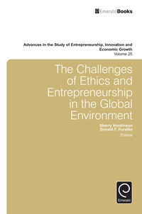Omslagafbeelding: The Challenges of Ethics and Entrepreneurship in the Global Environment 9781784419509