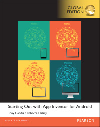 صورة الغلاف: Starting Out With App Inventor for Android, Global Edition 1st edition 9781292080321